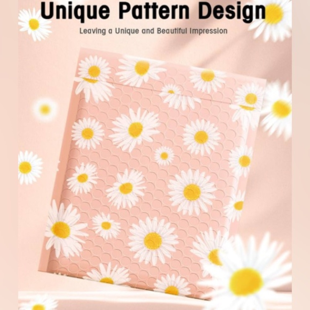 10 Floral 6x10 Bubble Poly Mailers